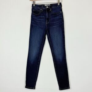 Everlane Dark Wash High‎ Rise 9.75" Inseam Skinny Denim Ankle Jeans Women's 24